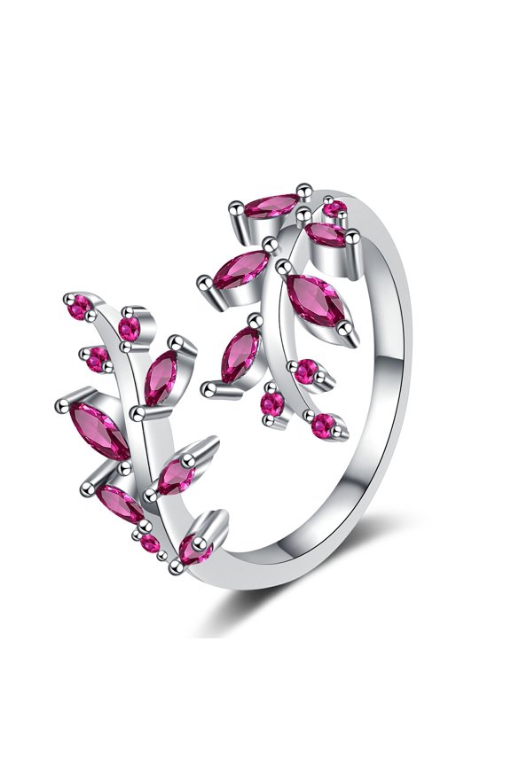 Nature Inspired Branch Rings With Accents In Copper Jewelry Artisanal Branches Rings with Stones