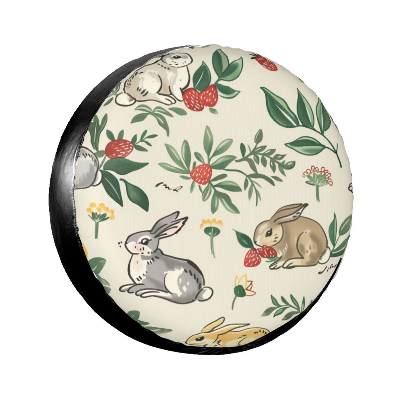 NatureInspired with , Flowers, and Strawberries tire cover, wheel