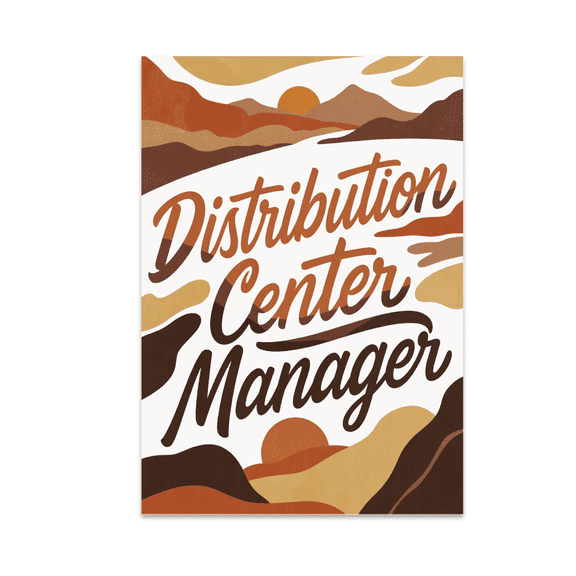 Nature-Inspired Freedom Wall Decor - Distribution Center Manager - 13x19 Poster Print