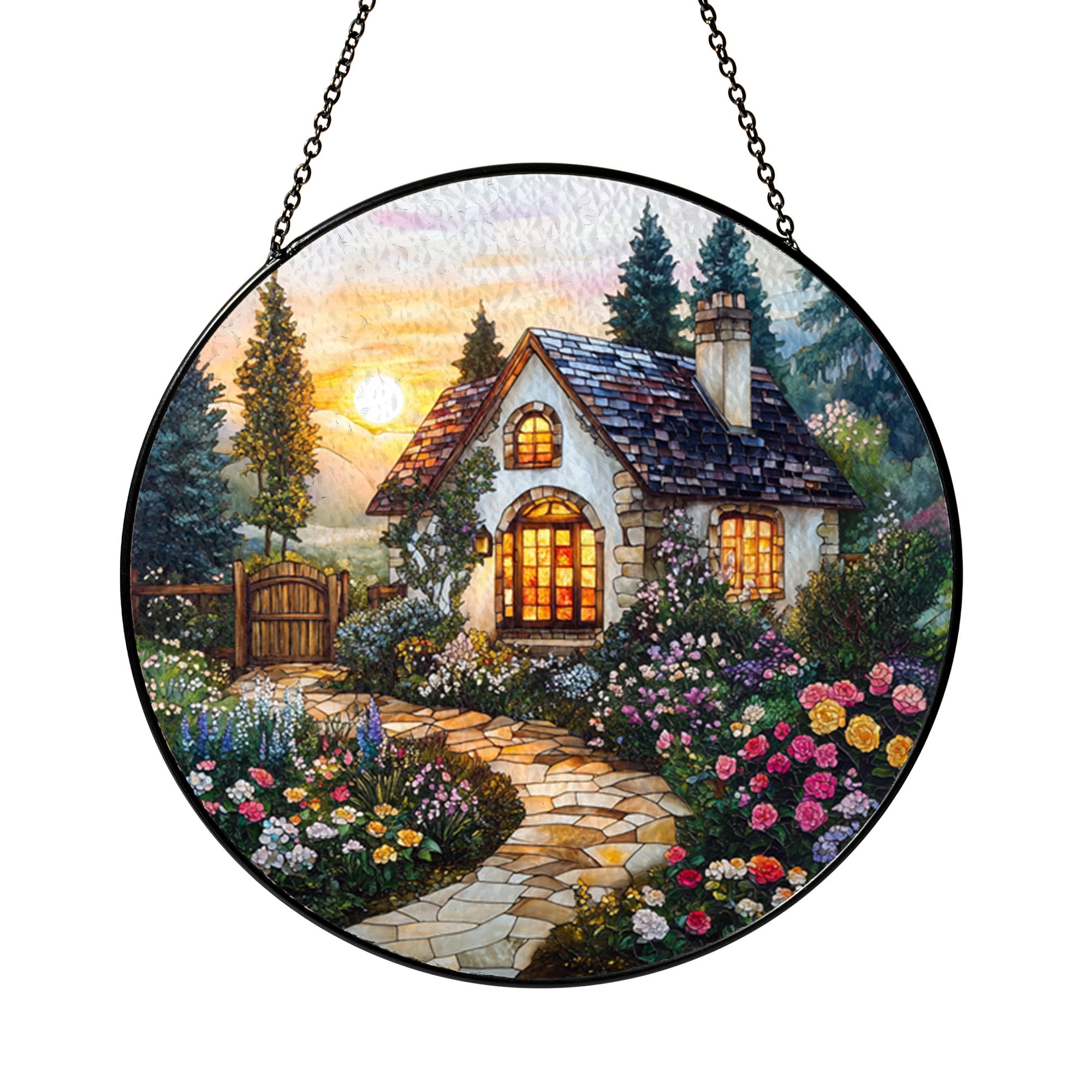 Nature Inspired Window Art – Garden Cottage Design - Walmart.com