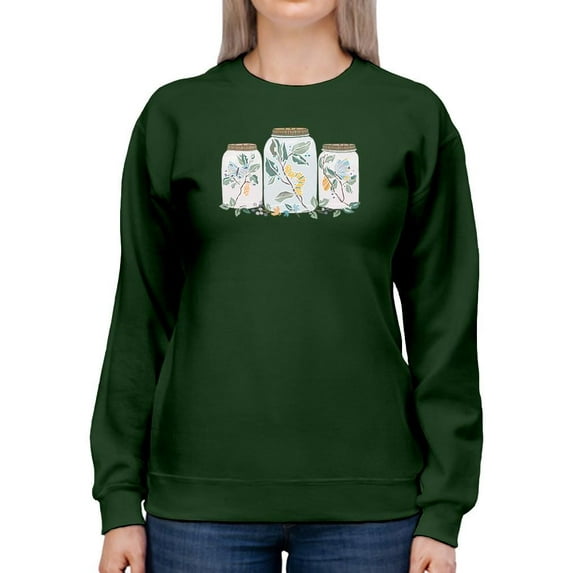 Nature Jar A Sweatshirt Women -June Erica Vess Designs, Female Medium