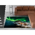 thumbnail image 1 of Nature Landscape Rug, Sky Lights Rugs, Northern Lights Landscape Rugs, Runner Rug, Bath Rugs, Landscape Rugs, Wedding Rugs, Farmhouse Rug, 2.3'x3.3' - 70x110 cm, 1 of 8