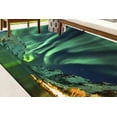 thumbnail image 1 of Nature Landscape Rugs Non Slip Rugs, Aurora Landscape Rugs, Runner Rug, View Rugs, Gift Rugs, Nature Landscape Rugs, Floor Rug, Green Rug, 2'x3' - 60x90 cm, 1 of 8