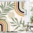thumbnail image 1 of Nature Landscape Shower Curtain Waterfall 72Wx72L Inch Jungle Rainforest Water Scene Mountain Cave Scenic Woodland Tree Lake Green Spa Zen Art Cloth Fabric Men Bathroom Decor Set with 12 Hooks, 1 of 8