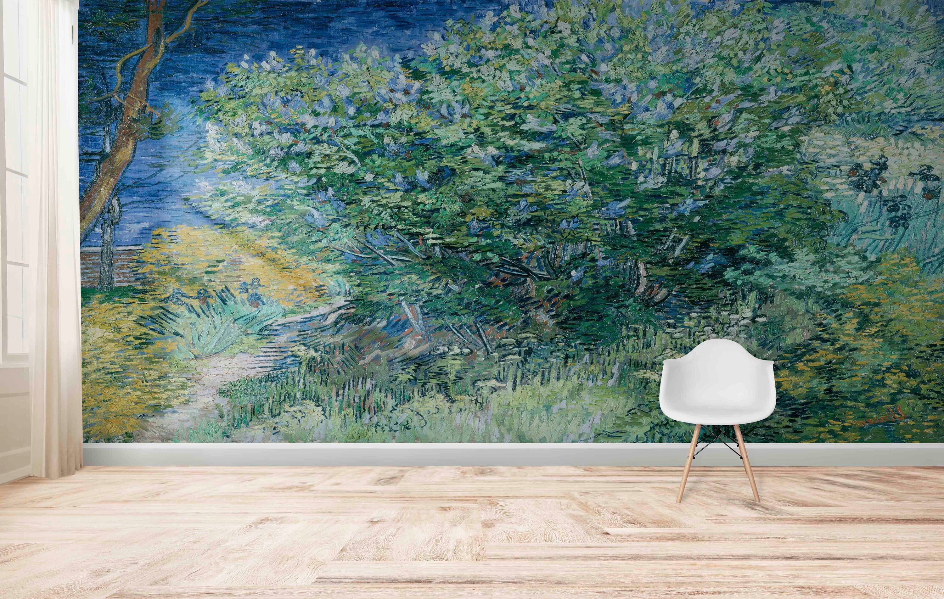 Nature Landscape Wall Painting, Paper Wall Art, 3D Wallpaper, Bright