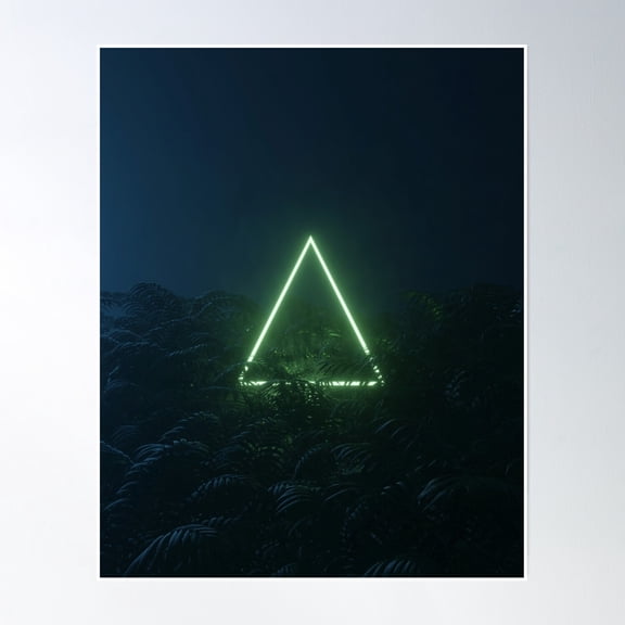 Nature Light In The Dark Poster Wall Art, Modern Wall Decor, 8x12 UNFRAMED