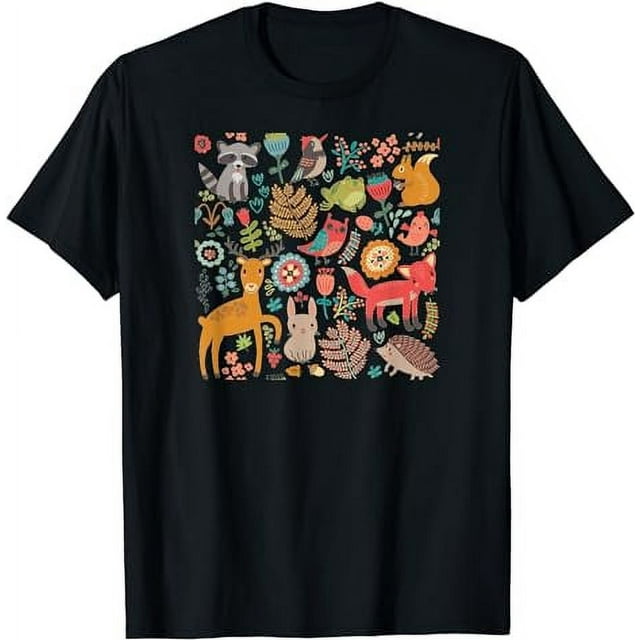 Nature Lover, Forest Animals Tshirt