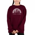 thumbnail image 1 of Nature Lover - Girl's Word Art Crewneck Sweatshirt, 1 of 3