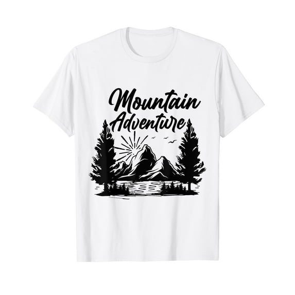 Nature Lovers Camping Outdoor Activities Mountain Adventure T-Shirt