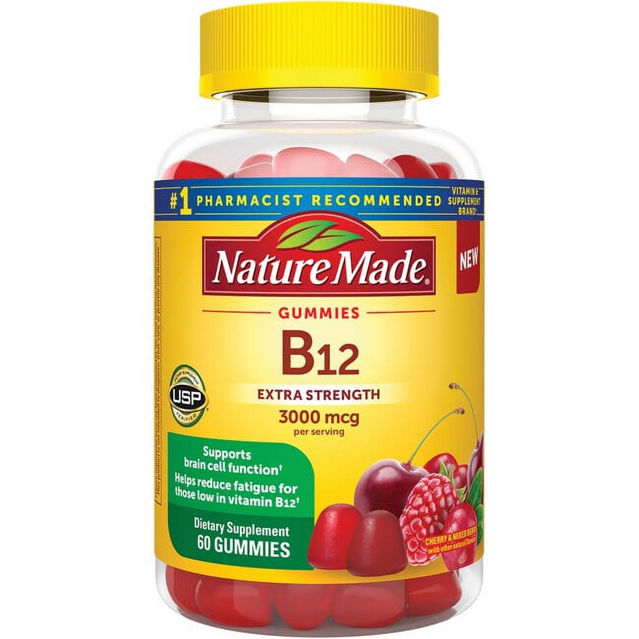 Nature Made 60Count Extra Strength Vitamin B12 Gummies