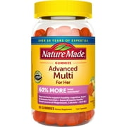 Nature Made Advanced Multivitamin Gummies For Her with Magnesium, 90 Count