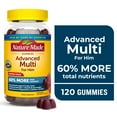 thumbnail image 1 of Nature Made Advanced Multivitamin Gummies For Men with Magnesium, Calcium & B Vitamins, 120 Ct to Support General Wellness for Men, 1 of 9
