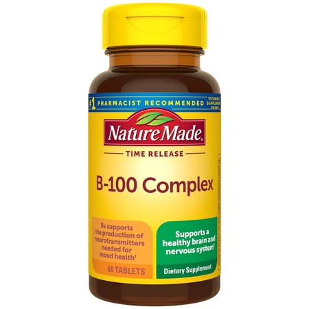 Nature Made Balanced B-100 Complex -- 60 Tablets