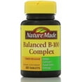 thumbnail image 1 of Nature Made Balanced Vitamin B-100 Complex Tablets 60 ea (Pack of 2), 1 of 3