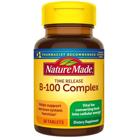 Nature Made Balanced Vitamin B-100 Complex Tablets 60 ea