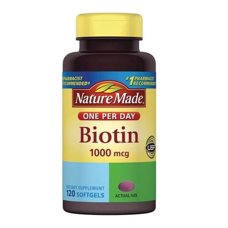 Nature Made Biotin 1000 Mcg Softgels, 120 Ea, 2 Pack