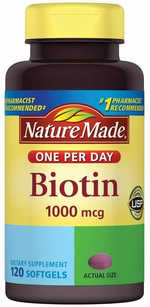 Nature Made Biotin 1000 mcg Softgels 120 ea