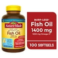 thumbnail interactive-video image 1 of Nature Made Burp Less Ultra Omega 3 Fish Oil 1400 mg Softgels, Fish Oil Supplements, 100 Count, 1 of 11