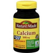 Nature Made Calcium 500 mg Tablets 130 Tablets (Pack of 4)