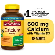 Calcium 600 mg with Vitamin D3 Tablets; 220 Count
