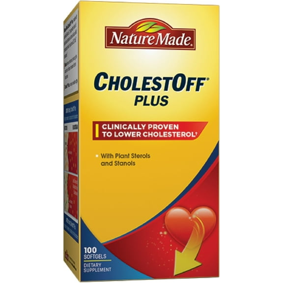 Nature Made CholestOff Plus, Softgels 100 ea (Pack of 6)