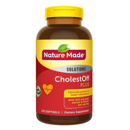 Nature Made Cholestoff Plus 900 mg., 210 Softgels | 900 mg. Plant Sterols And Stanols per Serving