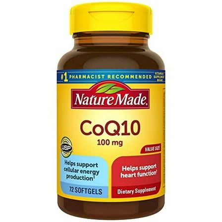 Nature Made CoQ10 100 mg, 72 Softgels