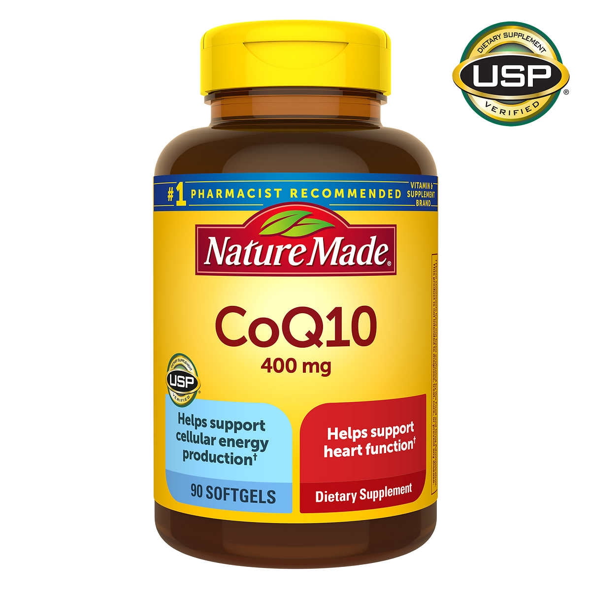 Nature Made CoQ10 400 mg., 90 Softgels - Walmart.com