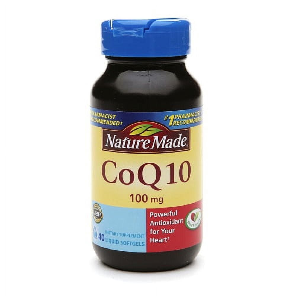 Nature Made Coq10 100Mg Liquid Softgels - 40 Ea