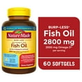 thumbnail image 1 of Nature Made Extra Strength Omega 3 Fish Oil Supplements 2800 mg per Serving Softgels, 60 Count, 1 of 10