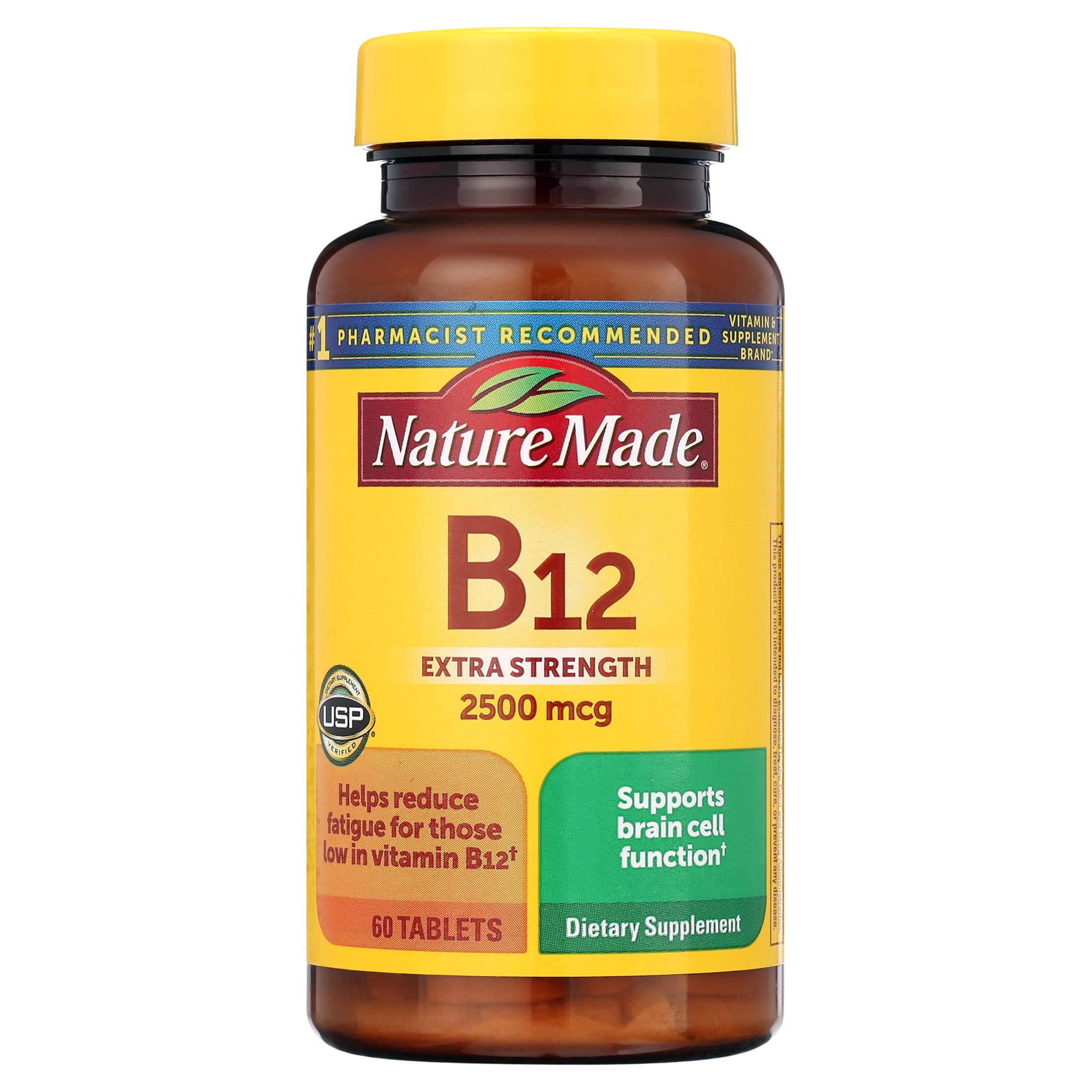 Nature Made Vitamin B12, Extra Strength, 60 Tablets