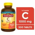 thumbnail image 1 of Nature Made Extra Strength Vitamin C 1000 mg Tablets, Dietary Supplement, 300 Count, 1 of 14