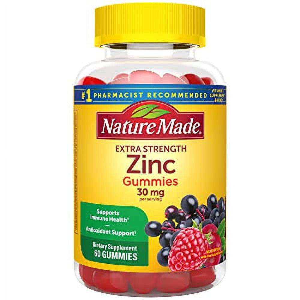 Nature Made Extra Strength Zinc Supplements 30 mg, Dietary Supplement