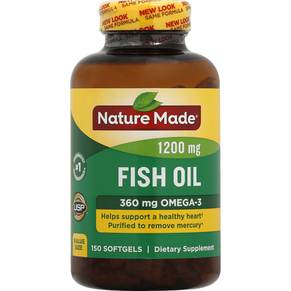 Nature Made Fish Oil, 1,200 mg, 150 Softgels