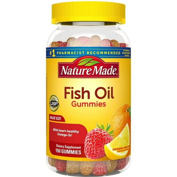 Nature Made Fish Oil Gummies - Orange 150 Gummies