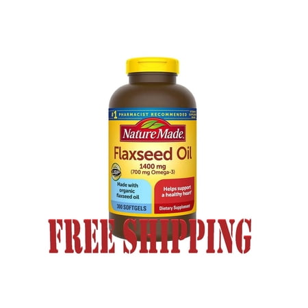 Nature Made Flaxseed Oil 1400 mg., 300 Softgels