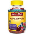 thumbnail image 1 of Nature Made Hair Skin and Nails with Biotin 2500 mcg, Dietary Supplement for Healthy Hair, Skin & Nails Support, 90 Gummies, 45 Day Supply, 1 of 3