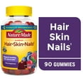thumbnail image 1 of Nature Made Hair Skin and Nails with Biotin 2500 mcg Gummies, 90 Count, 1 of 11