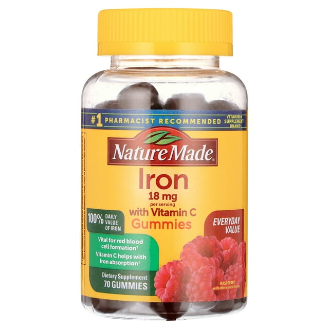 Nature Made Iron Gummies Side Effects Nature Made Iron 18 mg Per Serving with Vitamin C Gummies, Dietary