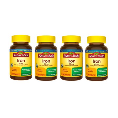 Nature Made Iron, 65 mg, 365 Tablets 4PK