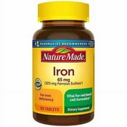 Nature Made Iron 65 mg - 365 Tablets