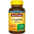 thumbnail image 1 of Nature Made L-Lysine 1000 mg, Dietary Supplement, 60 Tablets, 60 Day Supply, 1 of 5