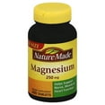 thumbnail image 1 of Nature Made Magnesium 250 mg Tablets 200 ea, 1 of 4