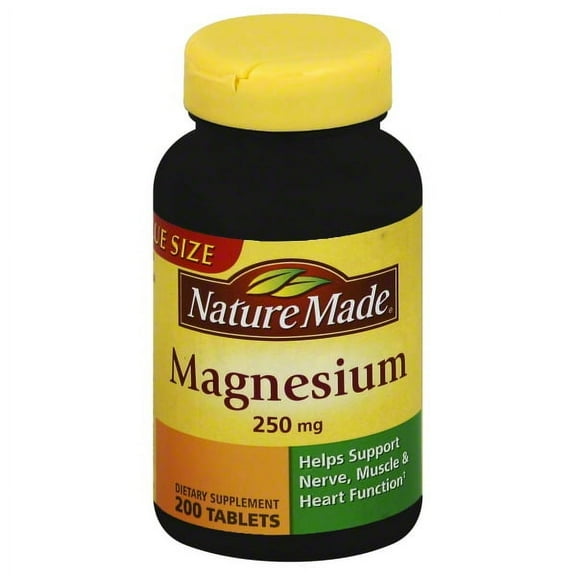 Nature Made Magnesium 250 mg Tablets 200 ea
