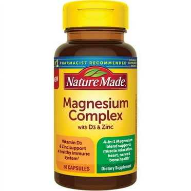 Nature Made Magnesium Complex with D3 & Zinc 60 Caps