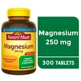 thumbnail image 1 of Nature Made Magnesium Oxide 250 mg Tablets, Supports Muscle Relaxation, 300 Count, 1 of 10