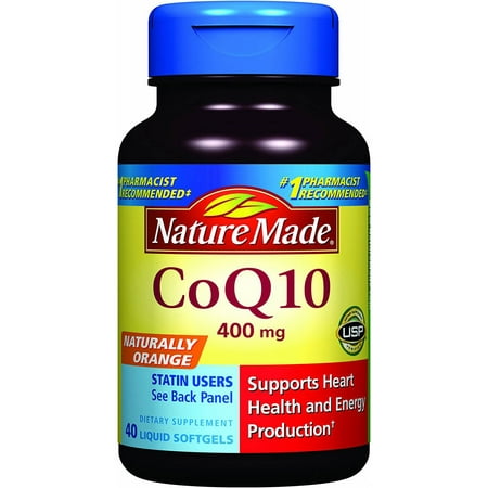 Nature Made Maximum Strength CoQ10 400mg Softgels, 40 CT