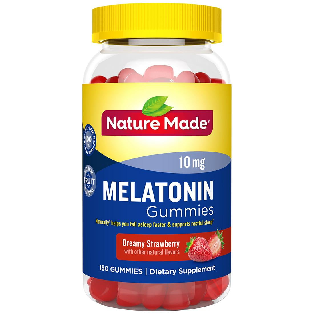 Nature Made Melatonin 10 mg Gummies, 150 ct. - Walmart.com