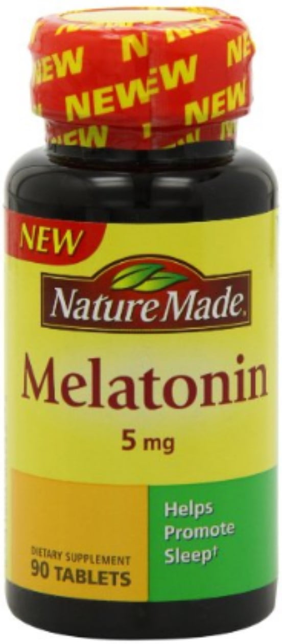 Nature Made Melatonin 5 mg Tablets 90 Each - (Pack of 6)