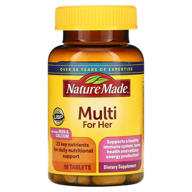 Nature Made Complete Multivitamin for Women Daily Nutritional Support